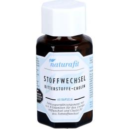 NATURAFIT Stoffwechsel Bitterstoffe+Cholin Kapseln 60 St. (38,2 g)