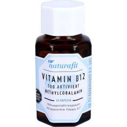 NATURAFIT Vitamin B12 500 µg aktiviert Kapseln 90 St. (25 g)