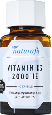 NATURAFIT Vitamin D3 2.000 I.E. Kapseln 23.5 g