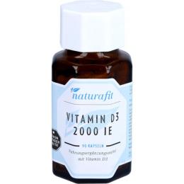 NATURAFIT Vitamin D3 2000 I.E. Kapseln 90 St.