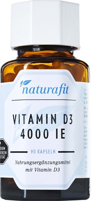 NATURAFIT Vitamin D3 4.000 I.E. Kapseln 26.7 g