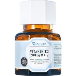 NATURAFIT Vitamin K2 200 µg MK-7 Kapseln 30 St.