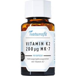 NATURAFIT Vitamin K2 200 µg MK-7 Kapseln 90 St.
