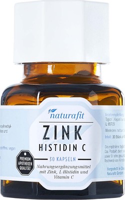NATURAFIT Zink Histidin C Kapseln 12.3 g