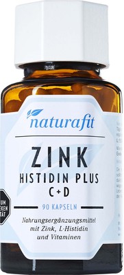 NATURAFIT Zink Histidin plus C+D Kapseln 39.3 g