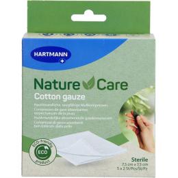 NATURE CARE Mullkompressen 7,5x7,5 cm steril 10 St.