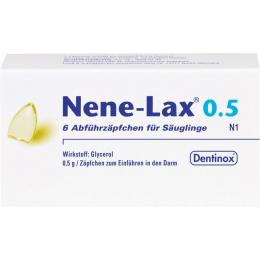 NENE LAX 0,5 Suppos.f.Säugl. 6 St.