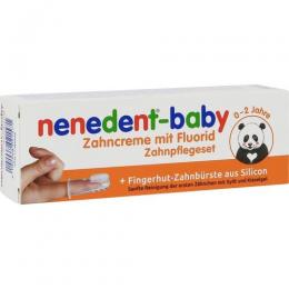 NENEDENT-baby Zahncreme mit Fluorid Zahnpflegeset 20 ml