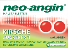 NEO-ANGIN Halstabletten Kirsche 12 St