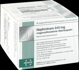 NEPHROTRANS 840 mg magensaftresistente Kapseln 100 St