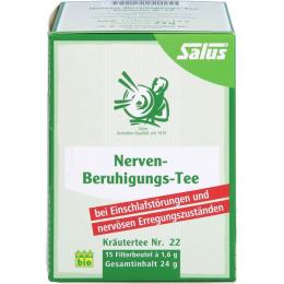 NERVEN-BERUHIGUNGS-Tee Kräutertee Nr.22 Bio Salus 15 St.