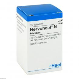 Ein aktuelles Angebot für NERVOHEEL N Tabletten 50 St Tabletten Beruhigungsmittel - jetzt kaufen, Marke Biologische Heilmittel Heel GmbH.