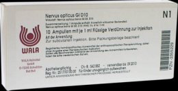 NERVUS OPTICUS GL D 10 Ampullen 10X1 ml