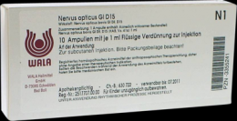 NERVUS OPTICUS GL D 15 Ampullen 10X1 ml