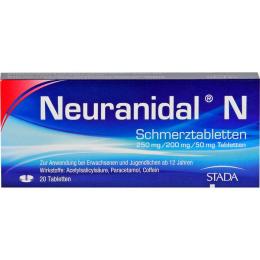NEURANIDAL N Tabletten 20 St.