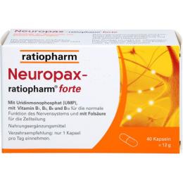NEUROPAX-ratiopharm forte Kapseln 40 St. (12 g)