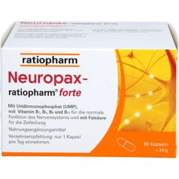 NEUROPAX-ratiopharm forte Kapseln 80 St. (24 g)