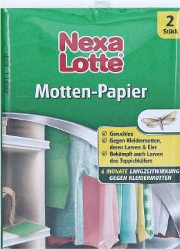 Ein aktuelles Angebot für NEXA LOTTE Motten Papier TP 2 St ohne  - jetzt kaufen, Marke Evergreen Garden Care Deutschland GmbH.