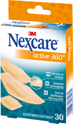 NEXCARE Active 360 Pflaster assortiert 3 Gren 30 St