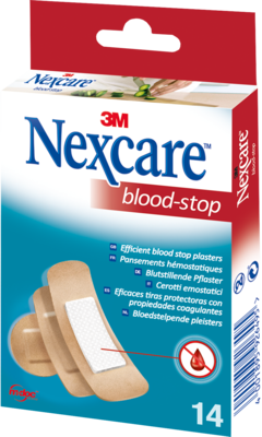 NEXCARE Blood Stop Pflasterstrips 14 St