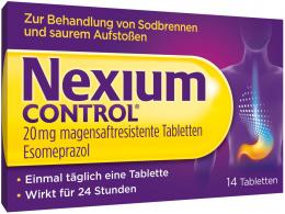 Nexium Control 20 mg 14 St Tabletten magensaftresistent