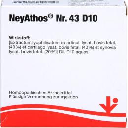NEYATHOS Nr.43 D 10 Ampullen 10 ml