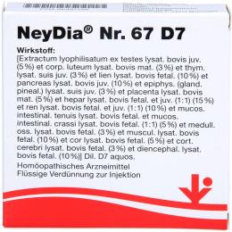 NEYDIA Nr.67 D 7 Ampullen 10 ml