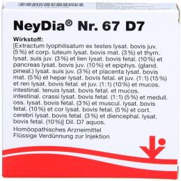 NEYDIA Nr.67 D 7 Ampullen 10 ml