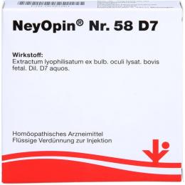NEYOPIN Nr.58 D 7 Ampullen 10 ml
