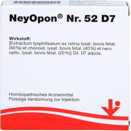 NEYOPON Nr.52 D 7 Ampullen 10 ml