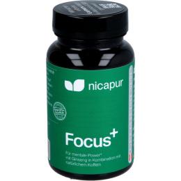 NICAPUR Focus+ Kapseln 60 St.