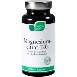 NICAPUR Magnesiumcitrat 120 Kapseln 60 St. (51 g)