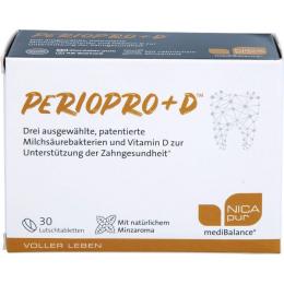 NICAPUR mediBalance PerioPro+D Lutschtabletten 30 St. (26 g)