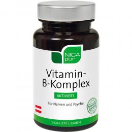 NICAPUR Vitamin B Komplex aktiviert Kapseln 60 St Kapseln