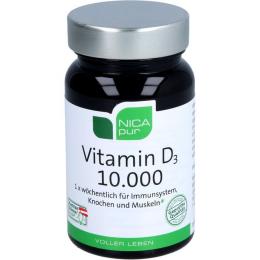 NICAPUR Vitamin D3 10.000 Kapseln 60 St. (17 g)