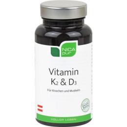 NICAPUR Vitamin K2 & D3 Kapseln 60 St. (29 g)