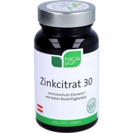 NICAPUR Zinkcitrat 30 Kapseln 60 St. (24 g)