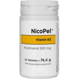 NICOPEL Nicotinamid 500 mg Kapseln 60 St. (74,4 g)