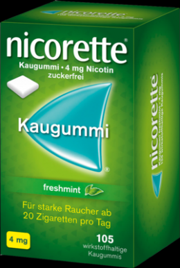 NICORETTE 4 mg freshmint Kaugummi 105 St