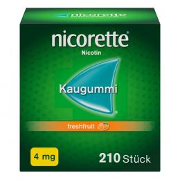 nicorette® 4mg freshfruit Kaugummi 210 St Kaugummi