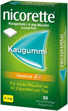 nicorette® 4mg freshfruit Kaugummi 30 St Kaugummi