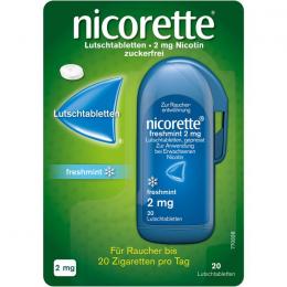 NICORETTE freshmint 2 mg Lutschtabletten gepresst 20 St.