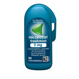 Nicorette freshmint 2mg Lutschtablette, gepresst 20 St Lutschtabletten