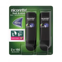 NICORETTE Fruit & Mint Spray 1 mg/Sprühstoss NFC 2 St Spray
