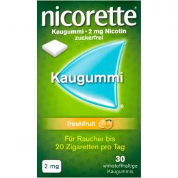 NICORETTE Kaugummi 2 mg freshfruit 30 St.