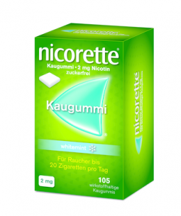 NICORETTE Kaugummi 2 mg whitemint 105 St