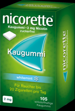 NICORETTE Kaugummi 2 mg whitemint 105 St