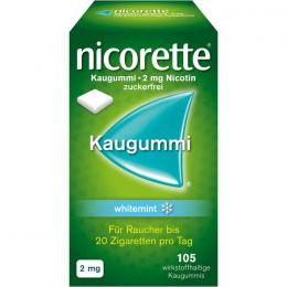 NICORETTE Kaugummi 2 mg whitemint 105 St.