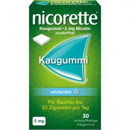 NICORETTE Kaugummi 2 mg whitemint 30 St.