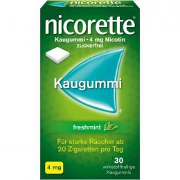 NICORETTE Kaugummi 4 mg freshmint 30 St.
